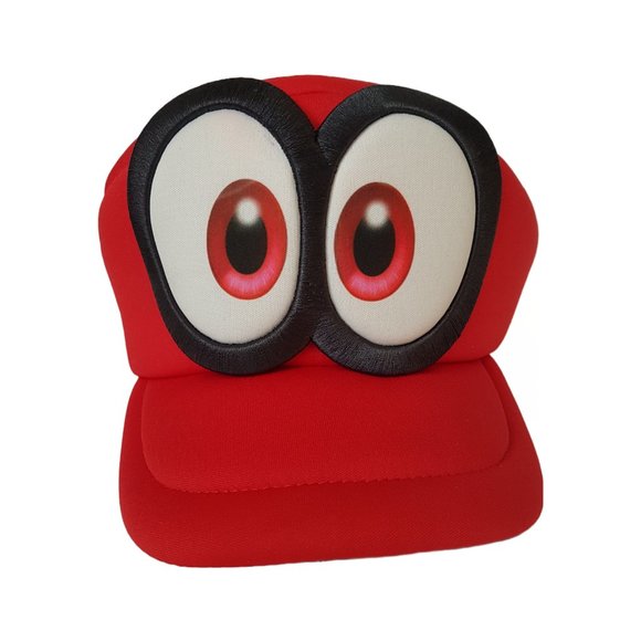Vintage NINTENDO 2015 Super Mario Plush Toy & 2017 Super Mario Odyssey Cappy Hat - Picture 3 of 16